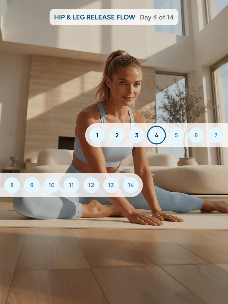 Personalized guided exercise routines.
