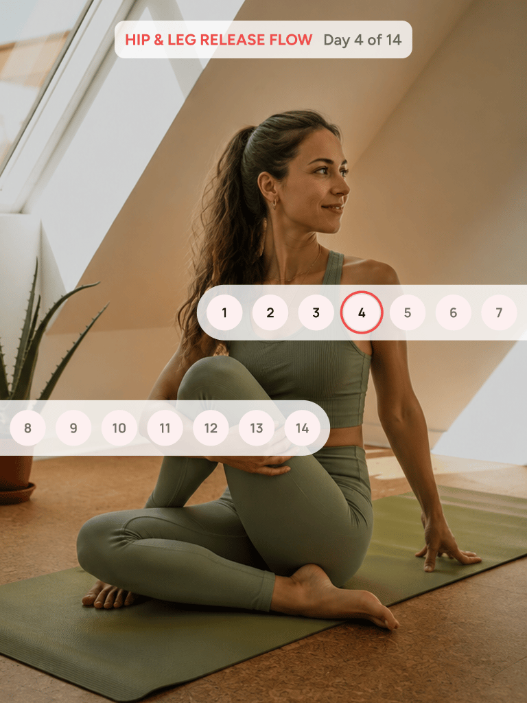 Personalized guided fascia release routines.
